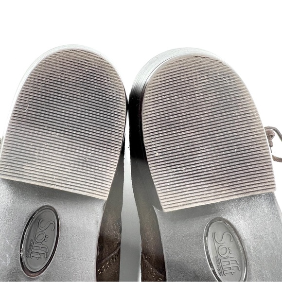 Sofft Tamala Bootie Dark Brown Suede Fringe Tassel Boho Size 8 - Picture 9 of 11